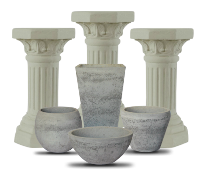 Loja de vasos pilares grego romana cimento Sorocaba Votorantim